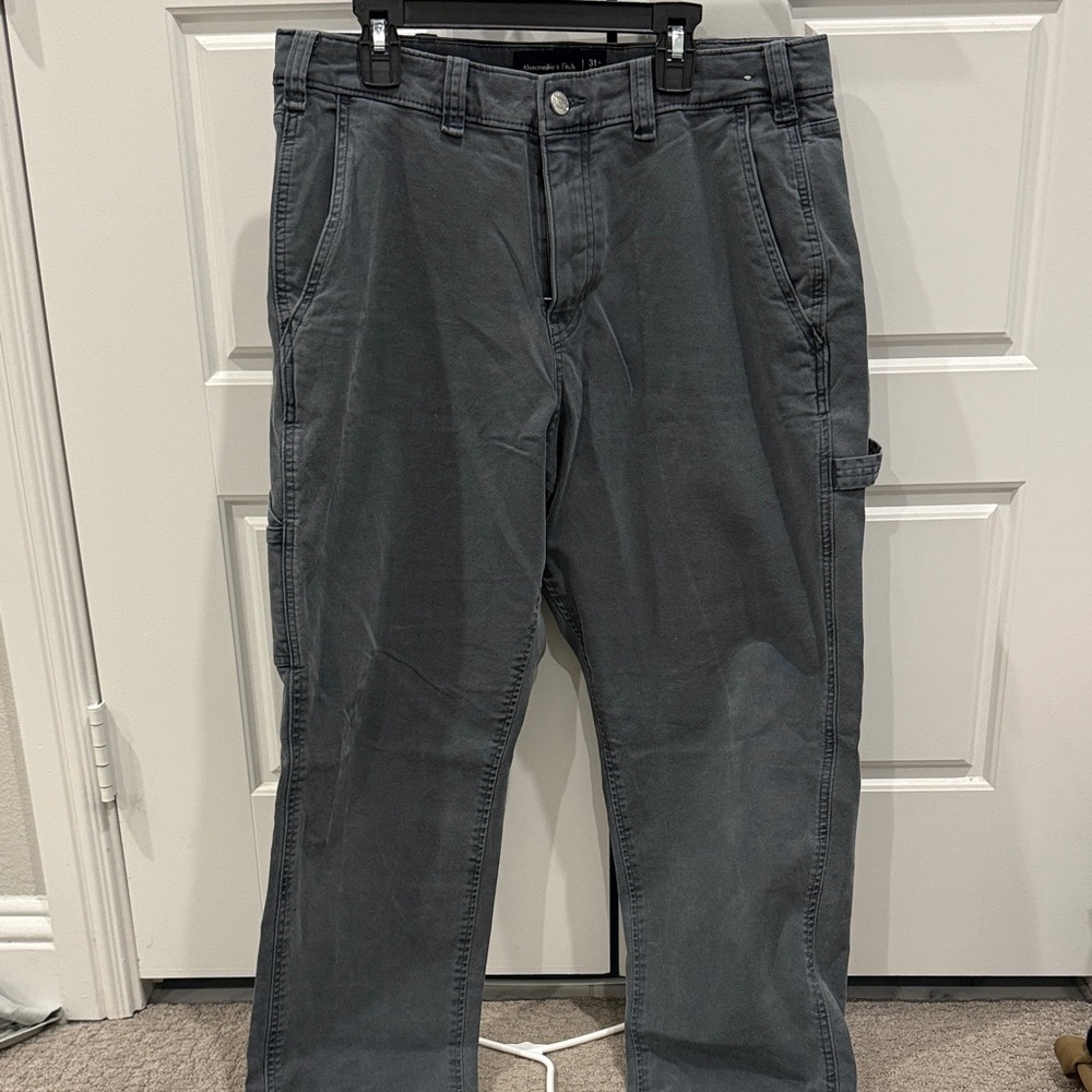 A&F Men's blue Gray Pants size 31x30